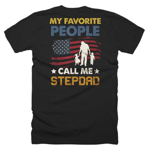 My Favorite People Call Me Stepdad Tshirt Father Day T-Shirt