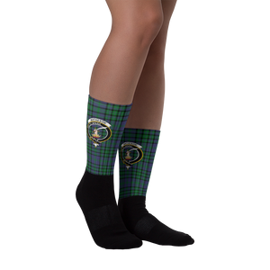 Matheson Green Scottish Clan Tartan Socks - manashirt