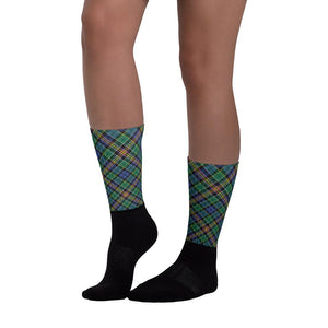 Allison Tartan Christmas Socks - manashirt