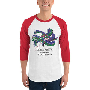 Clan Galbraith Tartan Scottish Sleeve Baseball Tee