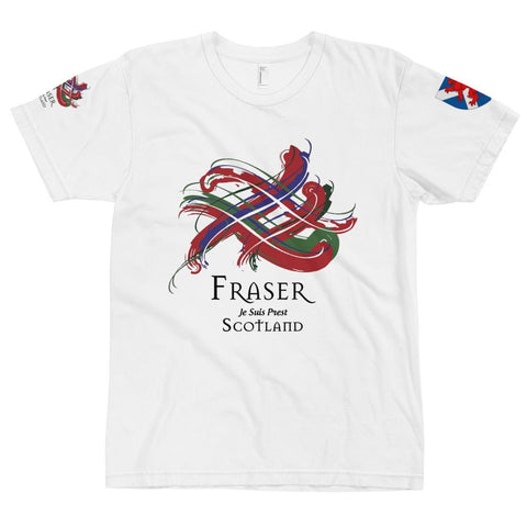 Image of Clan Fraser Tartan Scottish T-Shirt