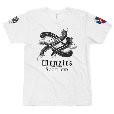 Image of Clan Menzies Tartan Scottish T-Shirt