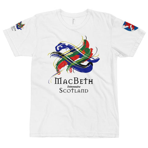 Image of Clan MacBeth Tartan Scottish T-Shirt