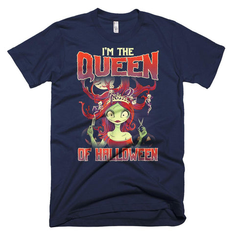 Image of Gift for Womens Halloween T-Shirt  I'm The Queen Of Halloween