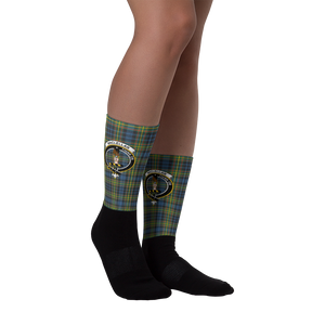 MacLellan Scottish Clan Tartan Socks - manashirt