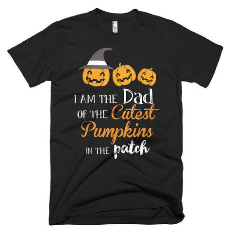 Image of The Dad Of The Cutest Pumpkins In The Patch Halloween Funny T-Shirt