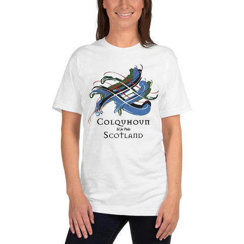 Image of Clan Colquhoun Tartan Scottish T-Shirt