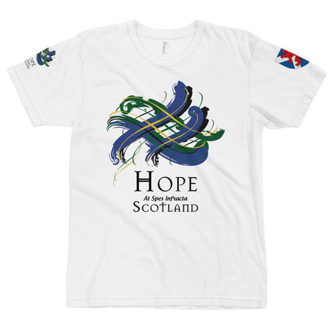 Image of Clan Hope Tartan Scottish T-Shirt