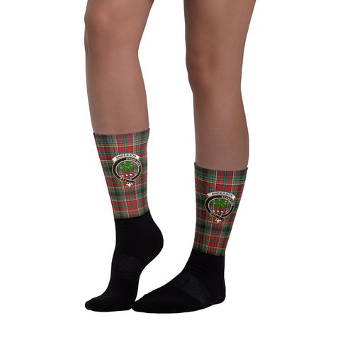 Image of Anderson Of Arbrake Scottish Clan Tartan Socks - manashirt