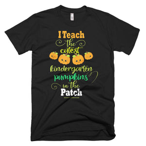 Halloween T-Shirt Kindergarten Teacher Cutest Pumpkins In The Patch