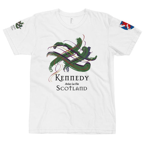 Image of Clan Kennedy Tartan Scottish T-Shirt