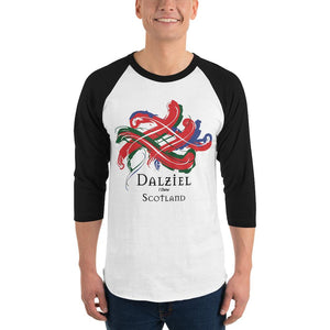 Clan Dalziel Drawstring Tartan Scottish Sleeve Baseball Tee