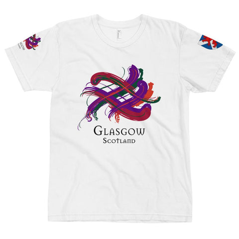 Image of Clan Glasgow Scotland Tartan Scottish T-Shirt