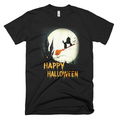 Image of Poodle Happy Funny Halloween T-Shirt