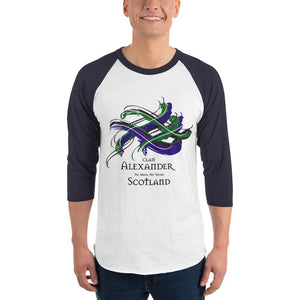 Clan Alexander Tartan Scottish Sleeve Baseball Tee