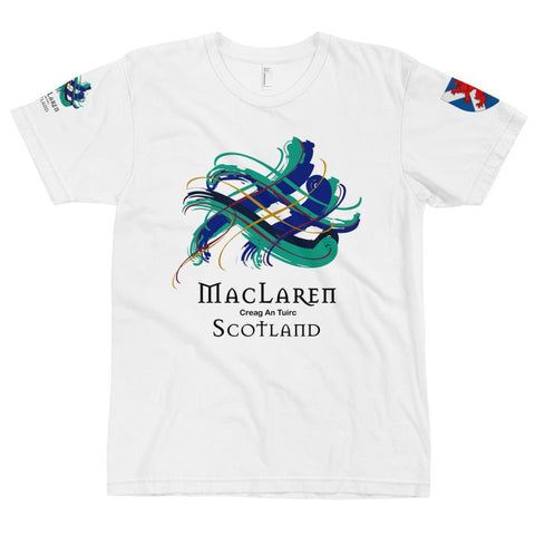 Image of Clan MacLaren Tartan Scottish T-Shirt