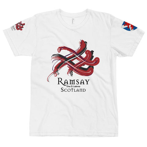 Image of Clan Ramsay Tartan Scottish T-Shirt