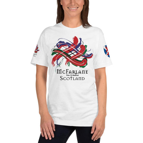 Image of Clan McFarlane Tartan Scottish T-Shirt