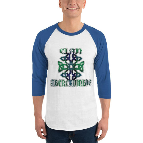 Image of Abercrombie Clan Family Scottish Sleeve Baseball Tee