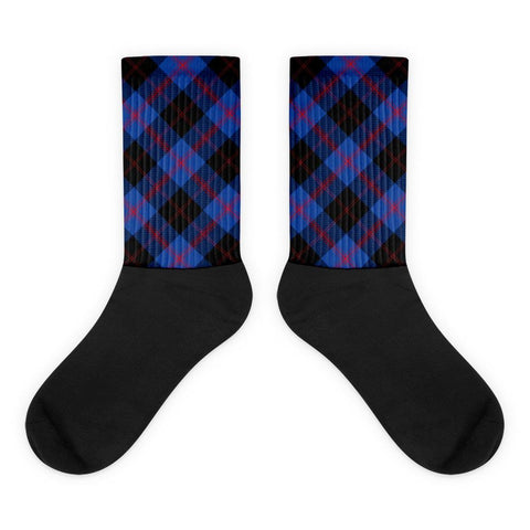 Image of Angus Modern Tartan Christmas Socks - manashirt