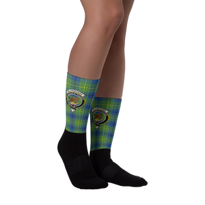 Marjoribanks Ancient Scottish Clan Tartan Socks - manashirt