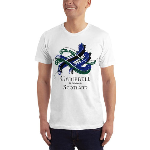 Image of Clan Campbell Tartan Scottish T-Shirt