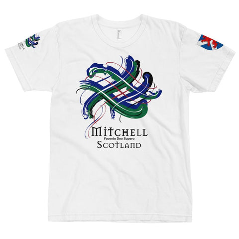 Image of Clan Mitchell Tartan Scottish T-Shirt