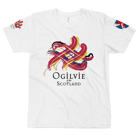 Image of Clan Ogilvie Tartan Scottish T-Shirt