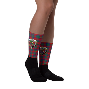 Fraser Of Altyre (All My Hope Is In God) Scottish Clan Tartan Socks - manashirt