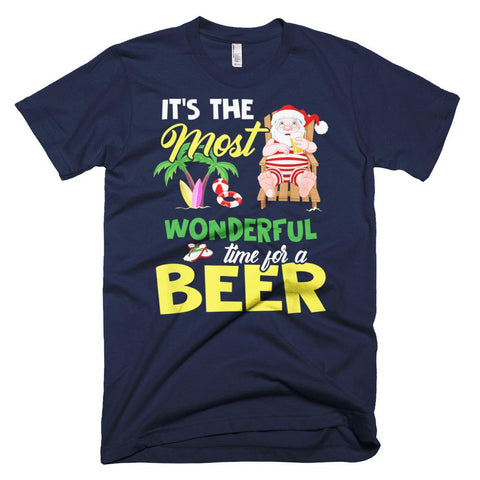 Image of It's the most wonderful time for Beer Christmas T-Shirt