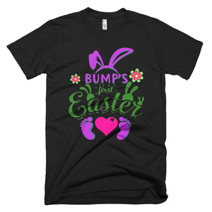 Bump's First Easter New Baby Mother Mom Pregnant Easter Day T-Shirt