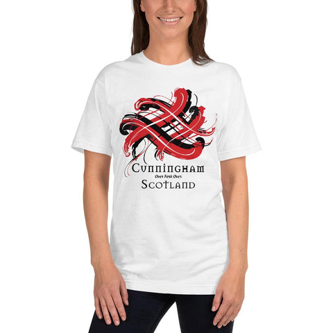 Image of Clan Cunningham Tartan Scottish T-Shirt