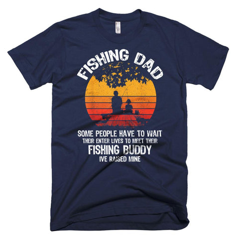 Image of Dad And Son Matching Fisher Dad Father Day T-Shirt