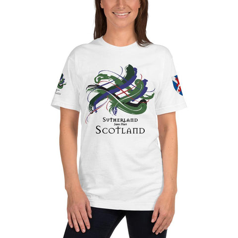 Image of Clan Sutherland Tartan Scottish T-Shirt