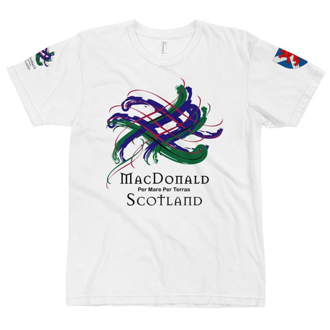 Image of Clan MacDonald Tartan Scottish T-Shirt