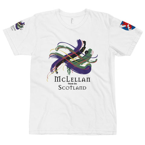 Image of Clan McLellan Classic Tartan Scottish T-Shirt