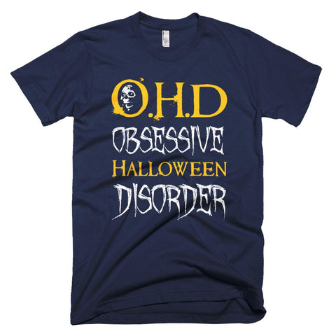 Image of Obsessive Disorder Gift Halloween T-Shirt