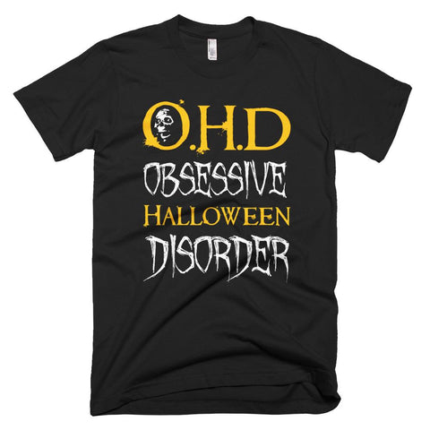 Image of Obsessive Disorder Gift Halloween T-Shirt