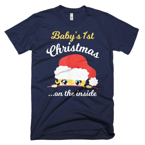 Image of Babys First Christmas T-Shirt On The Inside