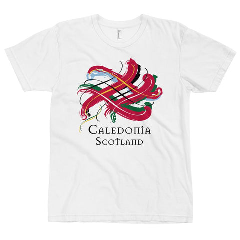 Image of Clan Caledonia Tartan Scottish T-Shirt