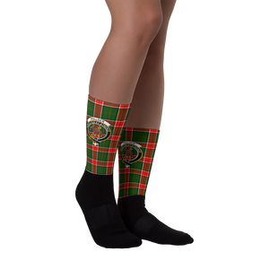 Pollock Scottish Clan Tartan Socks - manashirt