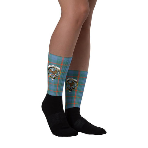 Image of Agnew Ancient Scottish Clan Tartan Socks - manashirt