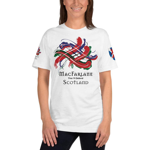 Image of Clan MacFarlane Classic Tartan Scottish T-Shirt