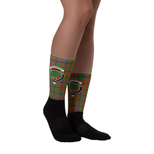 Kinninmont Scottish Clan Tartan Socks - manashirt