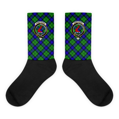 Image of Armstrong Hunting Clan Plaid Socks - manashirt