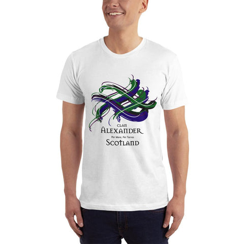 Image of Clan Alexander Tartan Scottish T-Shirt