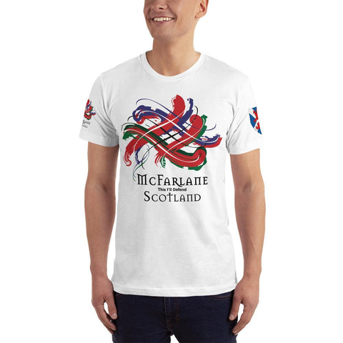 Image of Clan McFarlane Tartan Scottish T-Shirt