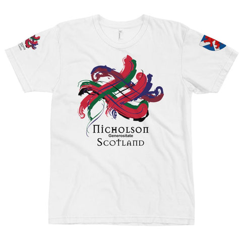 Image of Clan Nicholson Classic Tartan Scottish T-Shirt