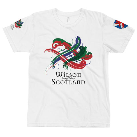 Image of Clan Wilson Tartan Scottish T-Shirt