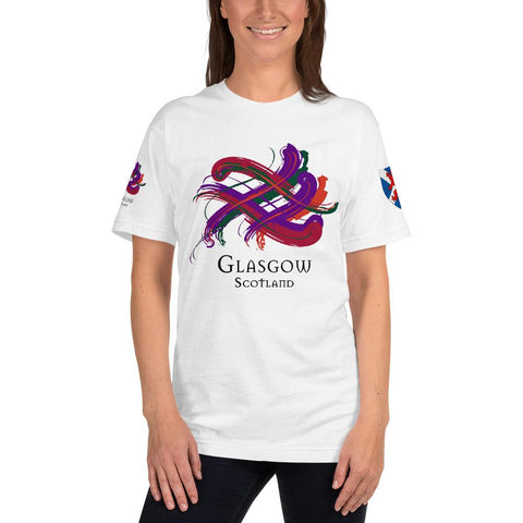 Image of Clan Glasgow Scotland Tartan Scottish T-Shirt